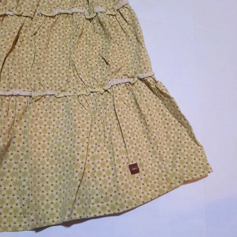 Tea Collection Girls Floral Tiered Swing Dress 6
